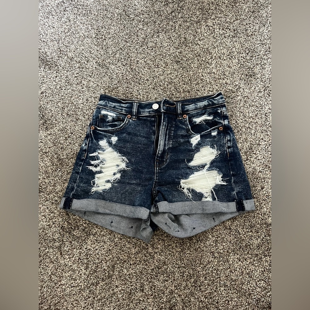 Dark blue shorts size 0 from American Eagle.